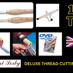 Sorby Deluxe Thread Cutting Set - 10 TPI