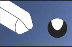 Unhandled Sorby 1/2" Bowl Gouge