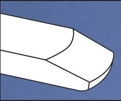 Sorby 3/4" Negative Rake Scraper