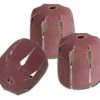 Three 80 Grit Small Round Sleeves