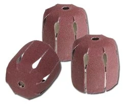 Three 80 Grit Small Round Sleeves