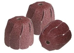 Three 320 Grit Small Round Sleeves
