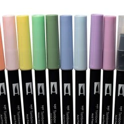 Tombow Dual Brush Pastel Colors (Pkg Of 10)