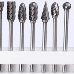 10 Piece Carbide 1/8" Carving Burr Set